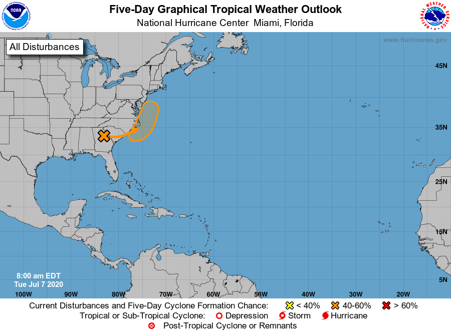 Five-Day Graphical Tropical Weather Outlook